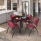 Regency Kahlo Round Table & Chair Sets, 36 W, 36 L, 29 H, Wood, Metal, Plastic Top, Mahogany TPL36RNDMHBK47BY - alternate 1